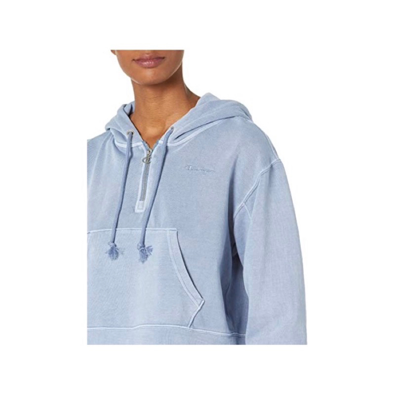 aesthetic champion life lightweight fleece 1/2 zip hoodie