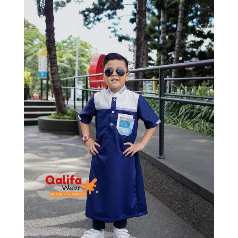 Koko Jubah Anak PREMIUM Qalifa Jubah Amman Series 1-12 Tahun