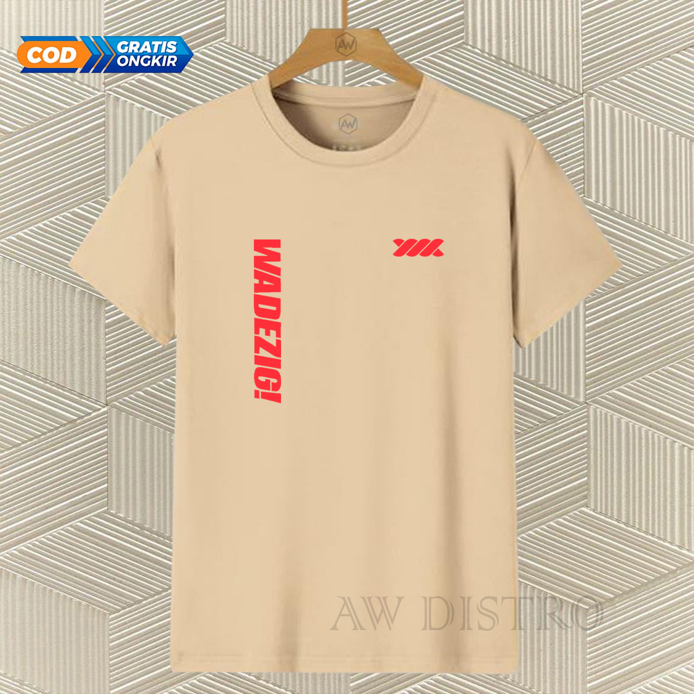 COD Baju Kaos Distro Wdg Kirka Text Merah Premium Quality Lengan Pendek