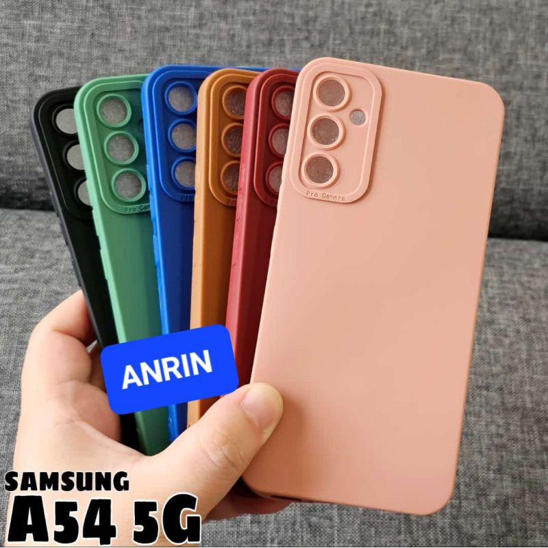 SAMSUNG A54 5G CASE PRO CAMERA MACARON CASING SOFTCASE SILIKON