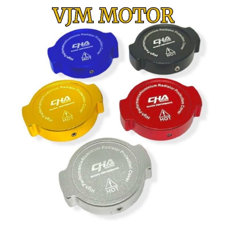 Radiator Cap Vario 150 Tutup Variasi radiator cap besi Vario 150 PCX Aerox Xeon Nmax dll Warna anti karat CNC universal