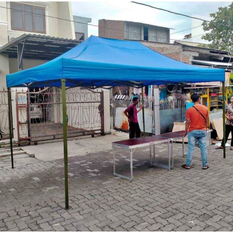 tenda lipat uk 3x4,5 super premium Ket besi 1,4mm