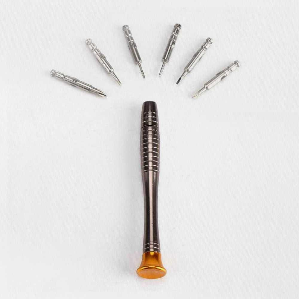 Satu Set Obeng Reparasi 25 in 1 Multifungsi Bahan Stainless Steel All Smartphone / Tablet