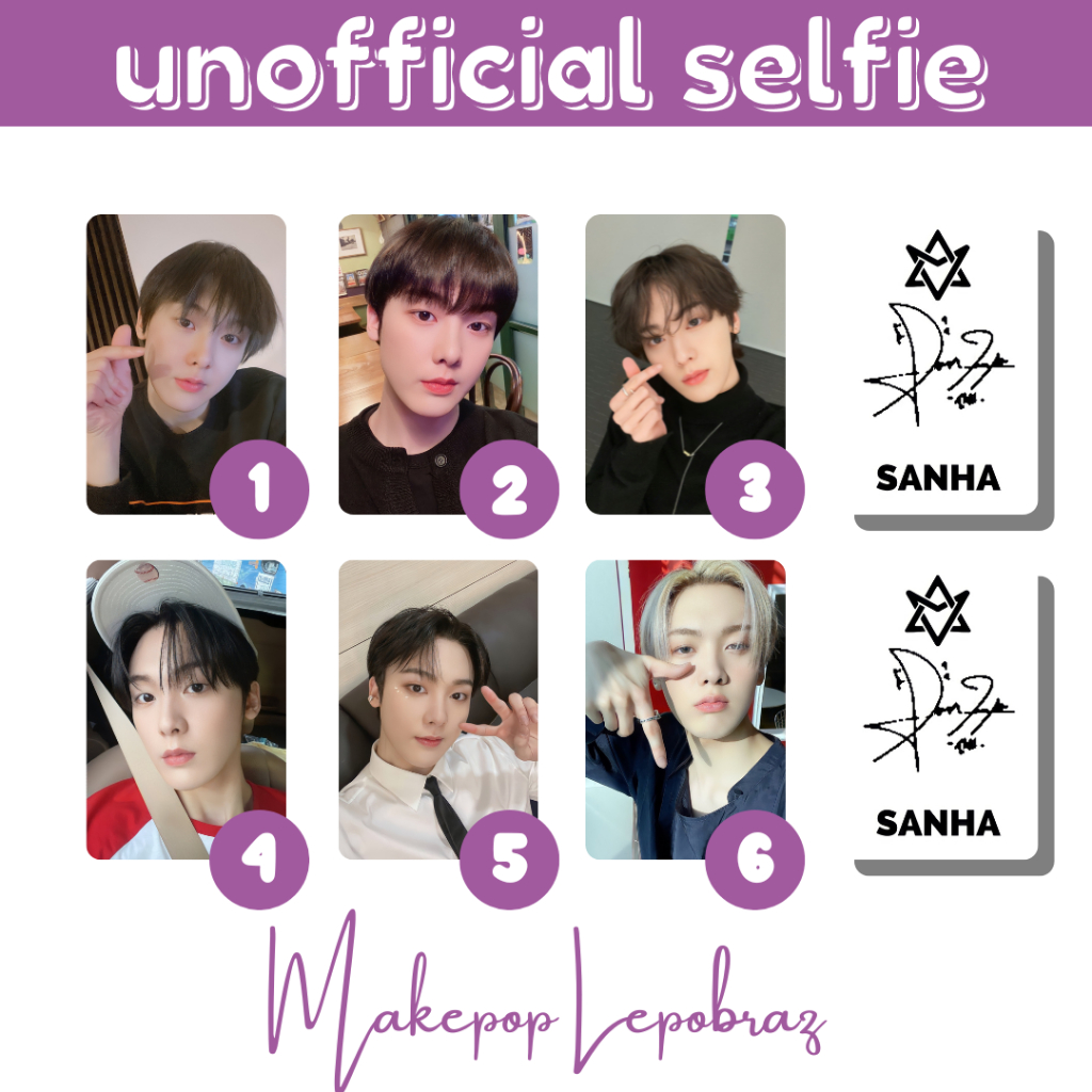 [MIN. 3 PC] ASTRO UNOFFICIAL SELFIE - BOYFRIENDABLE PC EUNWOO SANHA JINJIN ROCKY MOONBIN MJ