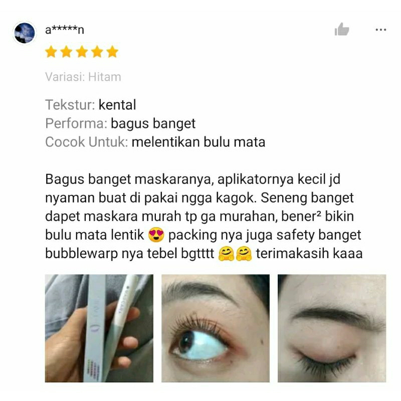 MASKARA LAMEILA BIRU TOSCA | PELENTIK BULU MATA &amp; PENEBAL ALIS