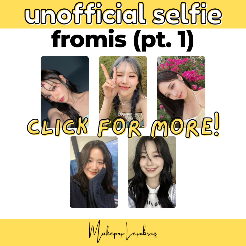 [PART 1] [MIN. 3 PC] FROMIS_9 FROMIS 9 UNOFFICIAL SELFIE - GIRLFRIENDABLE CHAEYOUNG GYURI HAYOUNG JIHEON JISUN