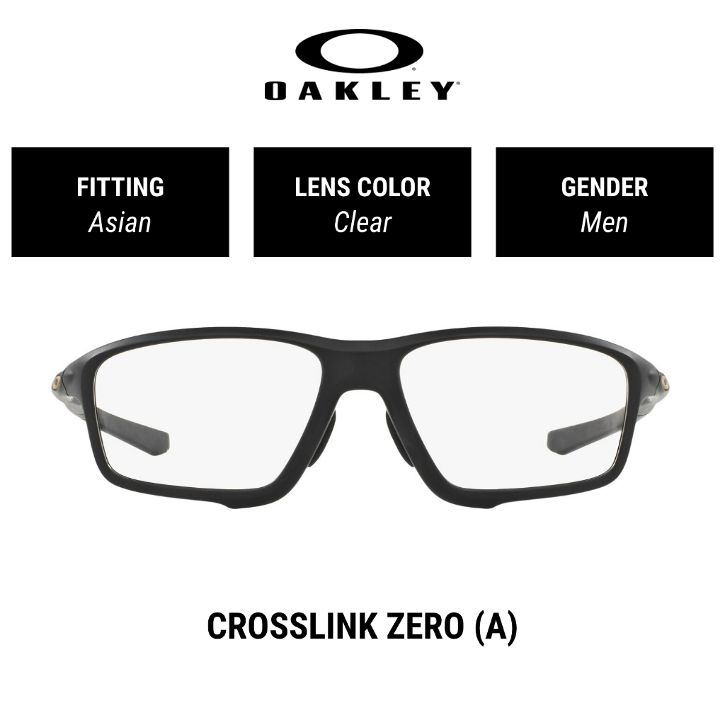 OAKLEY Ophthalmic Crosslink Zero (A) | OX8080 808007 | Asian Fitting | Eyeglasses | 58mm