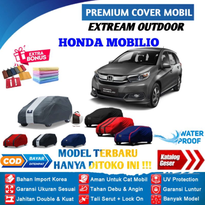 Body Cover Mobil Honda Mobilio / Sarung Honda Mobilio RS / Selimut Mantel Jas Kerudung Pelindung Mantol Peuntup Tutup Mobil Mobilio Outdoor