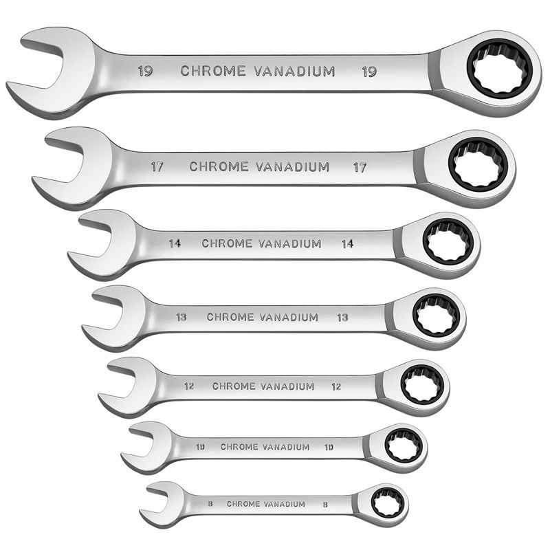 Kunci Ring Pas Ratchet Kombinasi Chrome Vanadium - CV72