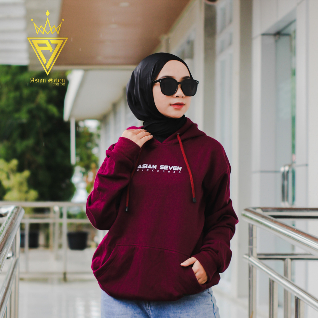 Sweater Hoodie ASIAN SEVEN Premium Bahan Tebal Kualitas Distro Unisex Untuk Cowok Cewek