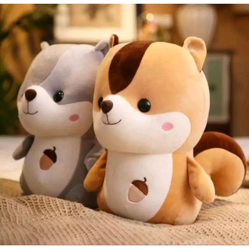 Boneka Tupai SNI lucu banget plush doll lembut mainan mewah untuk anak