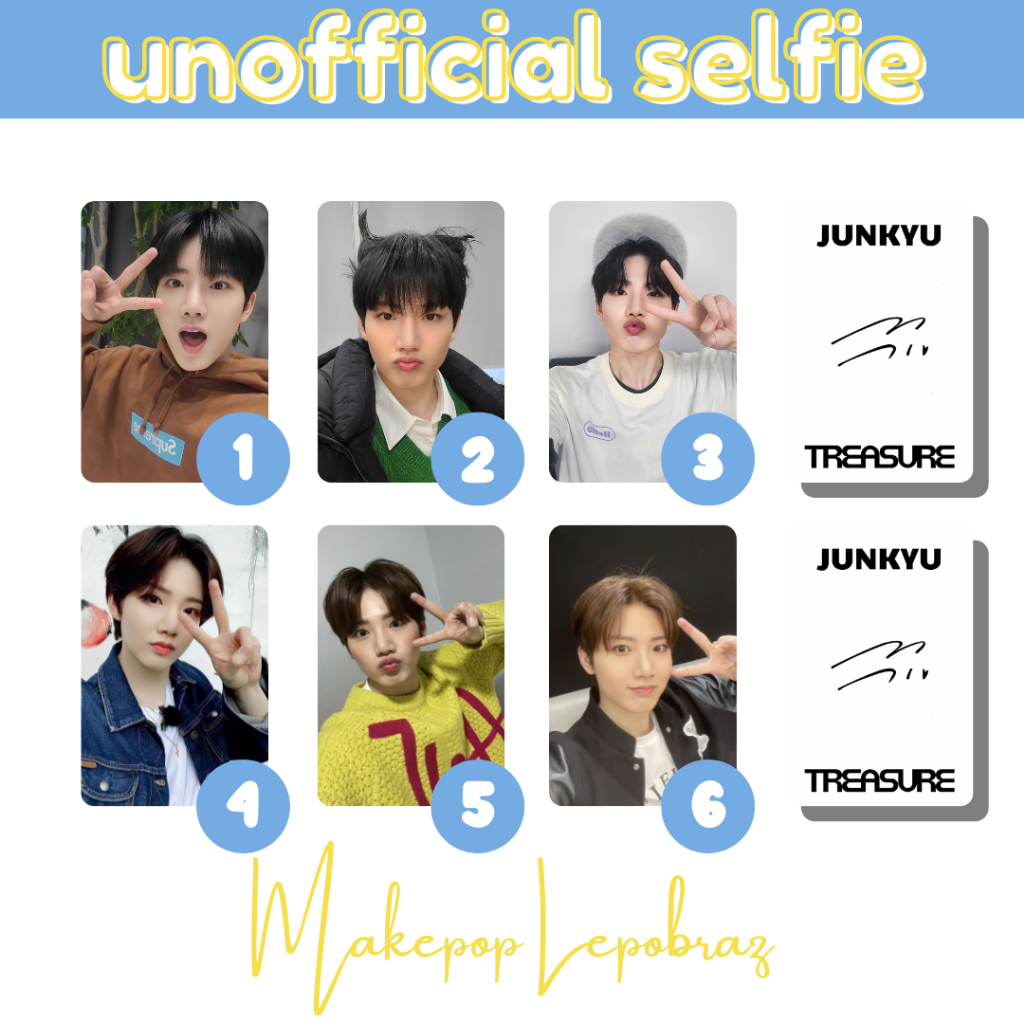 [PART 2] [MIN. 3 PC] TREASURE UNOFFICIAL SELFIE - BOYFRIENDABLE PC JUNKYU HARUTO ASAHI JUNGHWAN YOSHI DOYOUNG