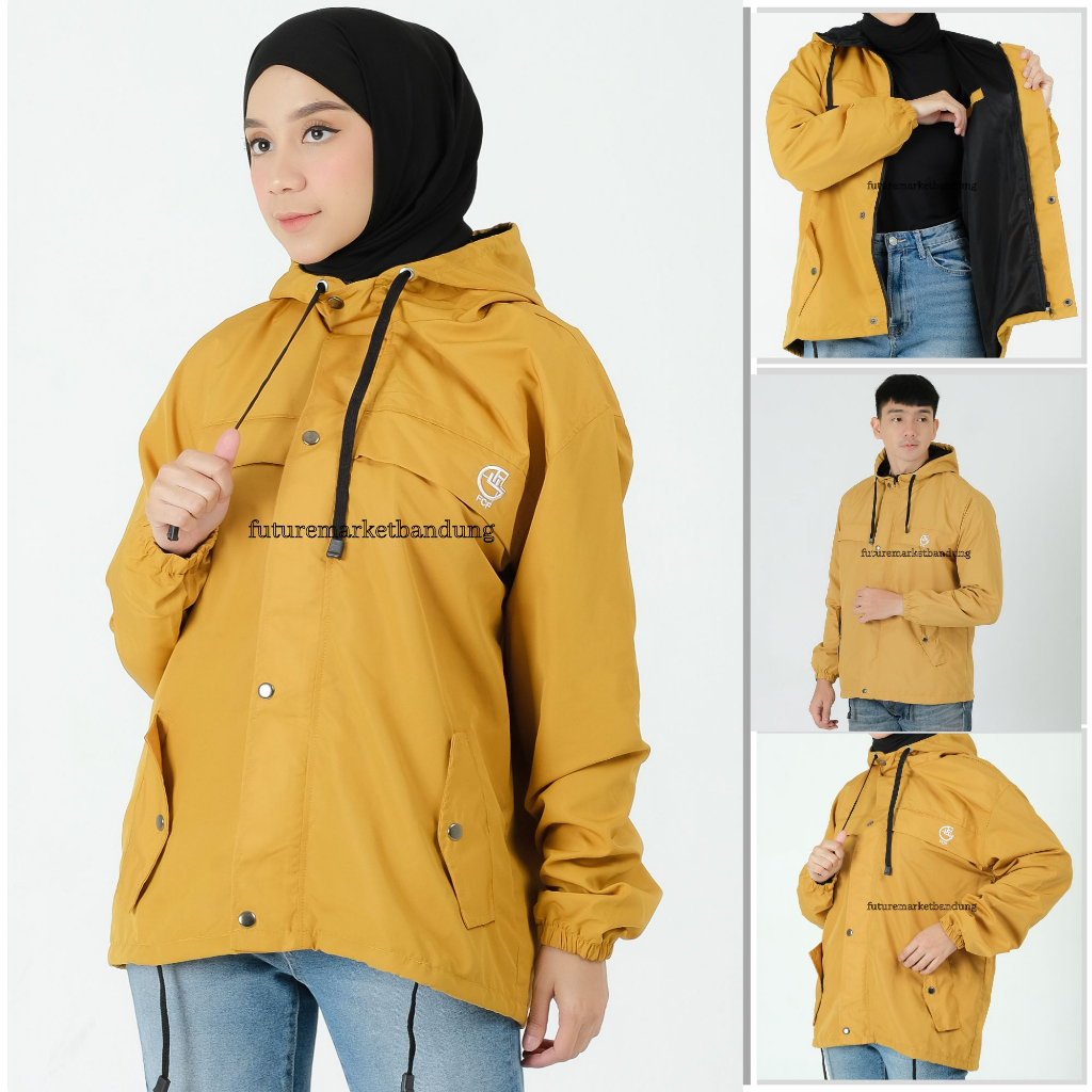 Jaket pria wanita jumbo IKC 002 distro cbr six Bandung keren grosir pakaian pria H0D7 jacket jaket parasut parasit jaket gunung pria wanita WATERPROOF ORIGINAL FCF