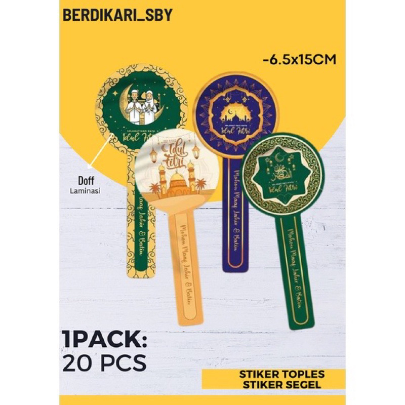 

Stiker Toples Lebaran Stiker Segel Idul Fitri Paket Ramadhan