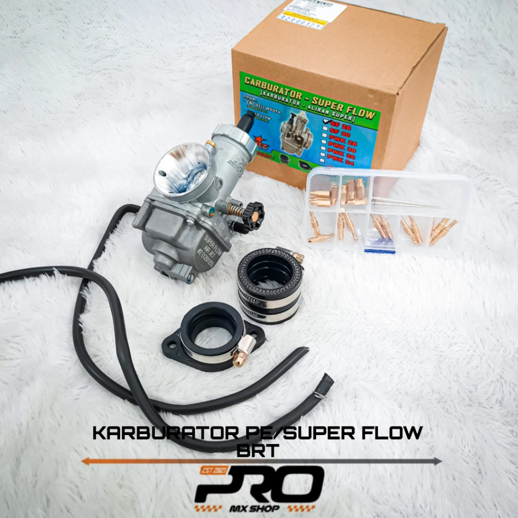 KARBURATOR PE28 BRT CARBU BRT SUPER FLOW GEN2 AIRJET PE28 ORIGINAL SERIES