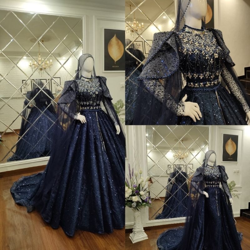 NEW GAUN PENGANTEN CRONOLIN 2 IN 1  /BAJU PENGANTIN MODEL TERBARU/GAUN SLIM DRESS/GAUN MODREN /GAUN PENGANTIN BEREKOR/WEDDING DRESS