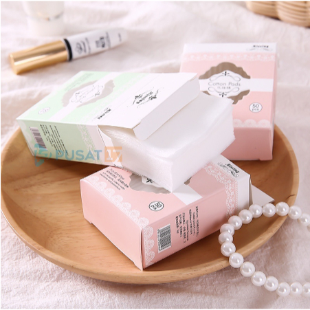 KAPAS TONER FACIAL COTTON PADS 40 LEMBAR / KAPAS TIPIS MAKE UP / KAPAS WAJAH MUKA / PEMBERSIH TONER