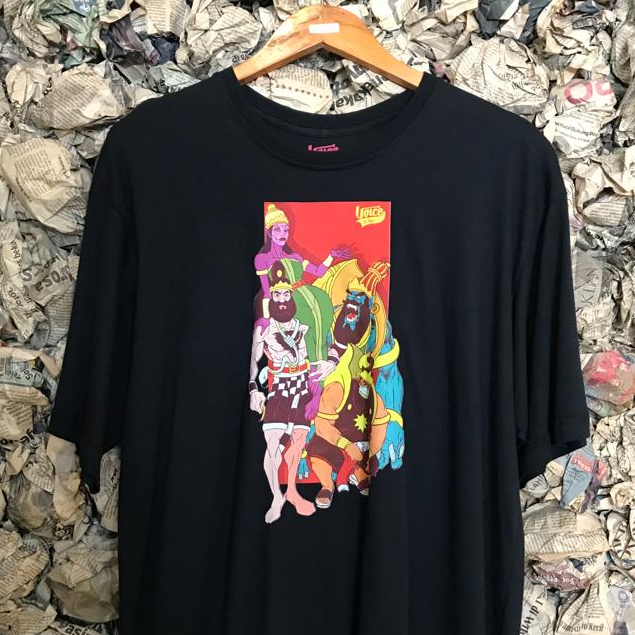 Lite Pringgodani, warna HItam  bahan bamboo Cotton Voice of Jogja