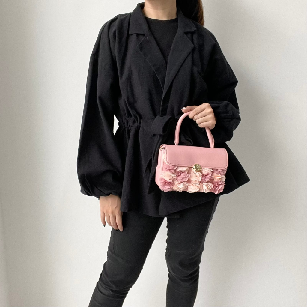 TAS WANITA CNK-3898 HAND BAG FLOWER