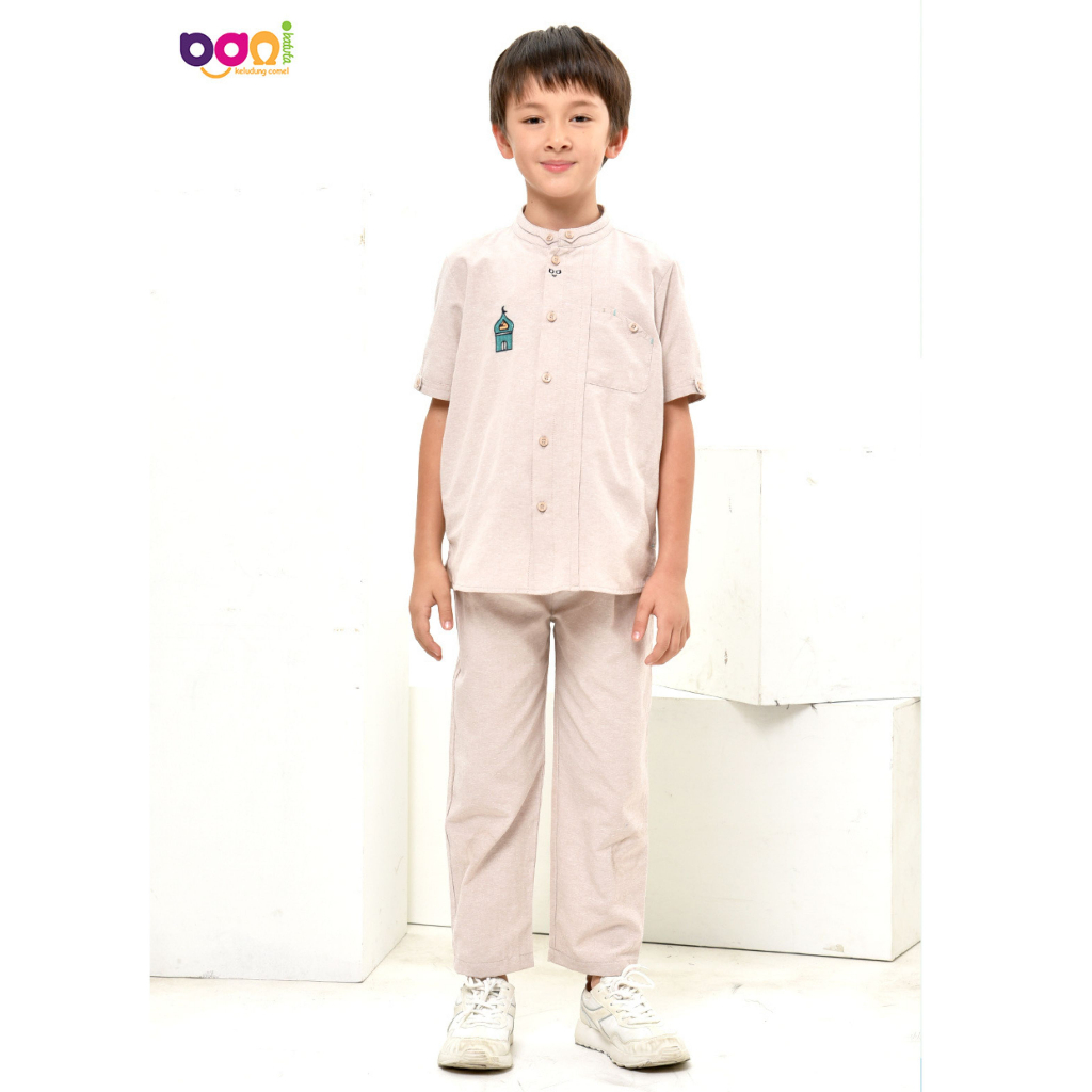 Baju koko anak laki-laki Stelan Kemkid Azril | Setelan anak laki laki 1-6 tahun | Baju muslim anak l