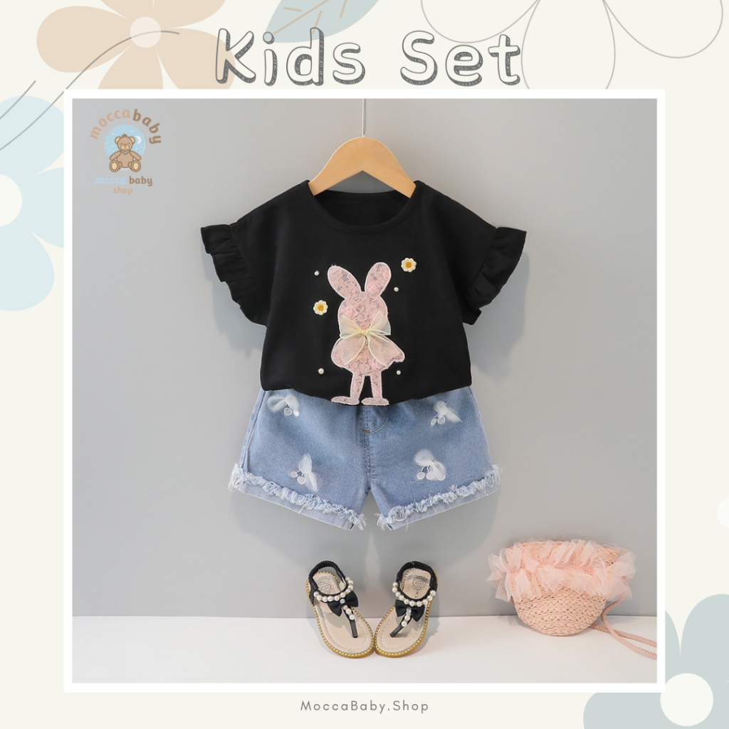 MBSS - SET RABBIT PITA EBV Bayi Baju setelan Anak Perempuan Import lucu berkualitas