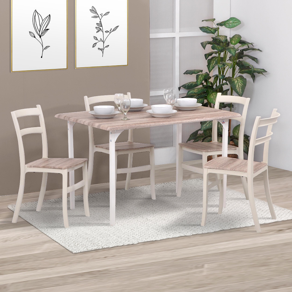Meja Makan Minimalis 1 Set - DTM 505 DTM SIMSON