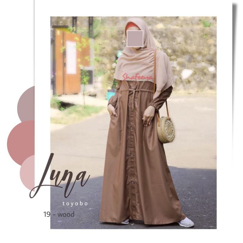 Luna Dress cantik terbaru by Shafeeya