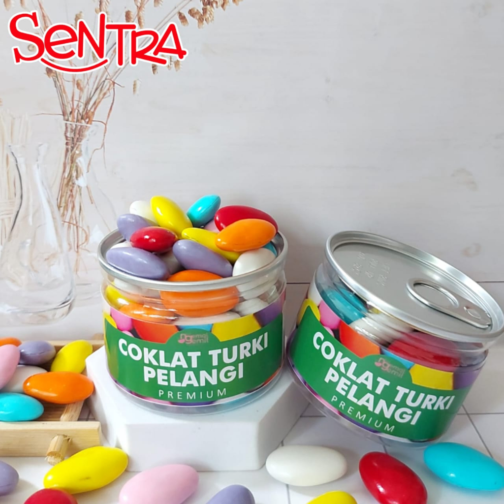 

Coklat Turki Pelangi || Chocolate Delight Premium Kemasan PET CAN