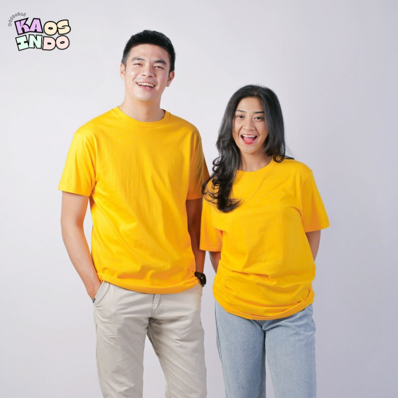 Kaos Polos Pria Cotton Combed Premium - Baju Kaos Polos Pria Wanita - Kaos Pria Polos Cotton Combed Lengan Pendek Unisex Pria wanita