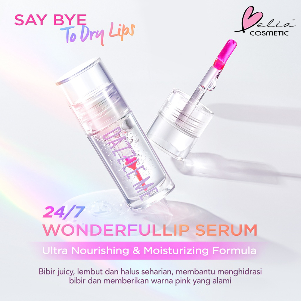 ❤ BELIA ❤ DAZZLE ME 24/7 Wonderfullip Serum | BPOM lip serum balm sleeping mask bibir moisturizing | Lip Serum | Pelembab Bibir | BPOM