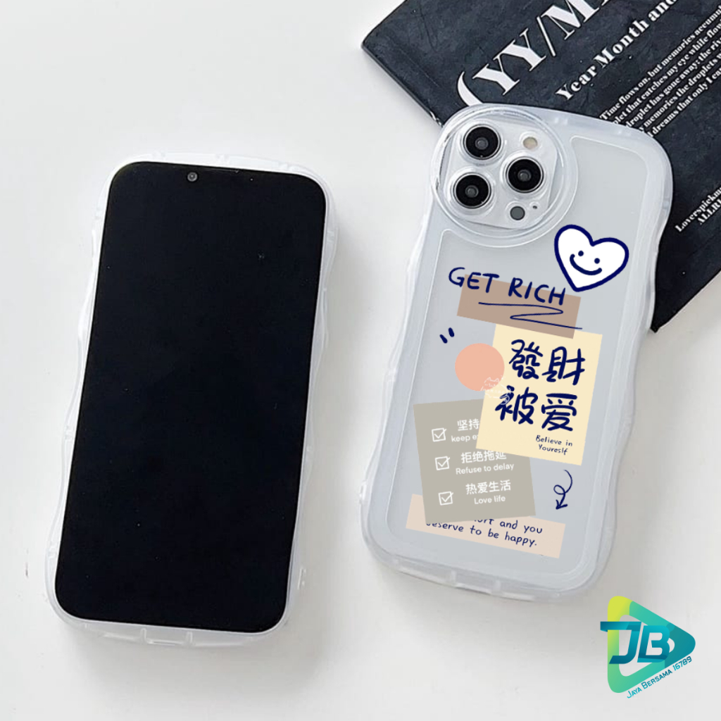 CUSTOM SOFTCASE WAVE GELOMBANG CLEAR CUSTOM GOOL FOR VIVO Y02 Y11 Y12 Y15 Y17 Y15S Y01 Y16 Y02S Y20 Y12S Y21 Y21S Y33S Y22 Y22S Y30 Y50 Y35 Y53 Y71 Y75 Y81 Y91 Y93 Y95 Y91C Y1S V5 V20 V25 V25E T1 PRO S15E JB8435