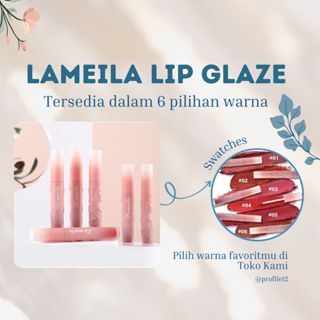 LIPSTICK CAIR KOSMETIK LIPTINT LIPGLOSS / Lameila/ Liptin Remaja 1044/TERBARU LAMEILA LIP GLAZE