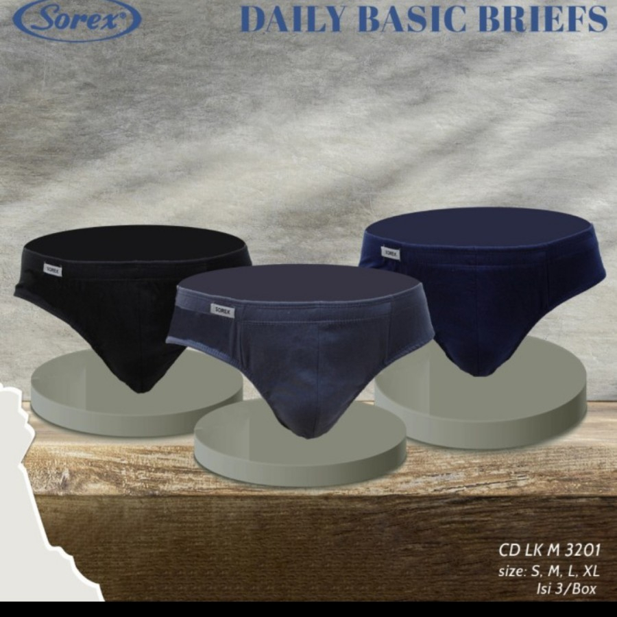 CD celana dalam pria sorex m 3201 daily basic