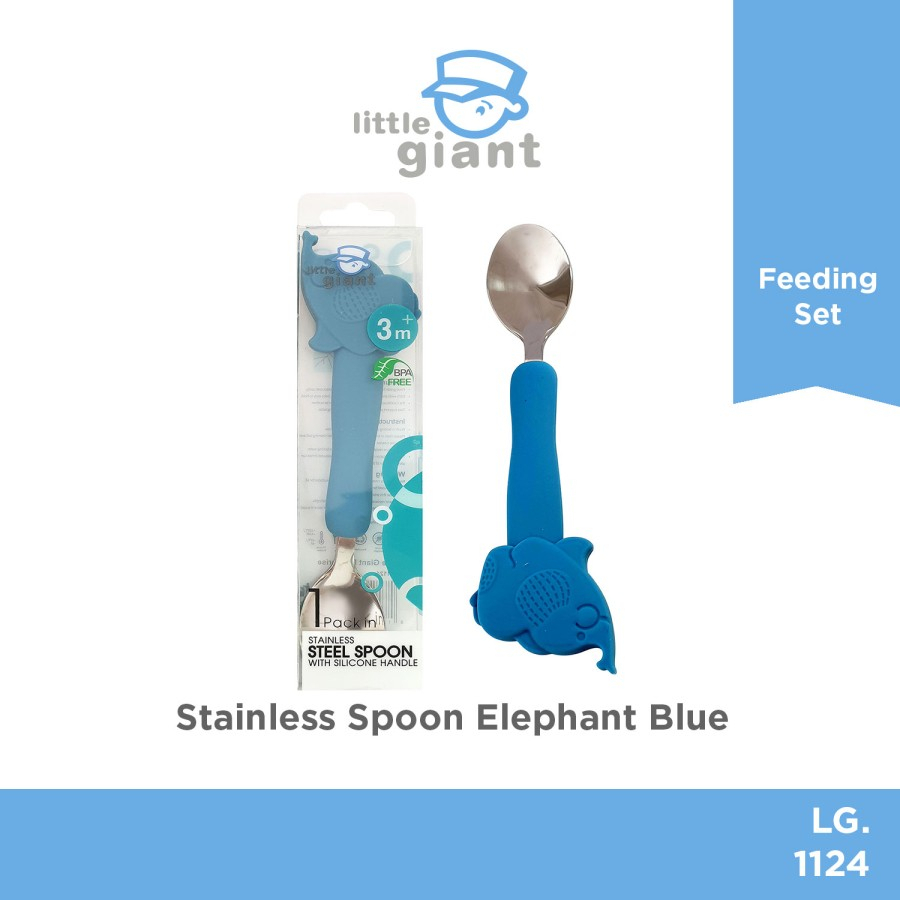 Stainless Steel Spoon Lion/Elephant