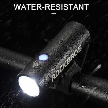 Lampu Depan Sepeda Rockbros USB Rechargeable 400 Lumens QD400 R1400