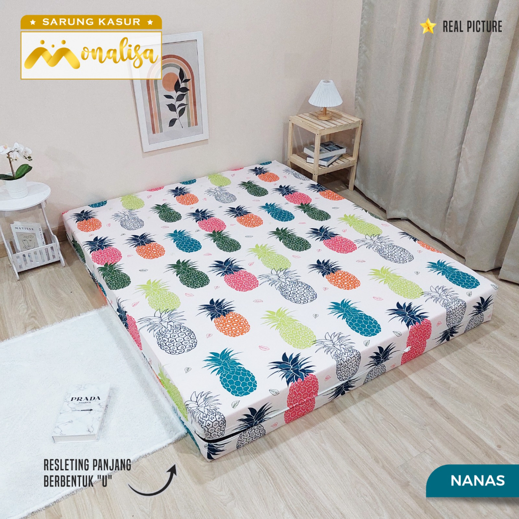 Monalisa Premium Sarung kasur Uk 160/180 T 15/20 - Nanas