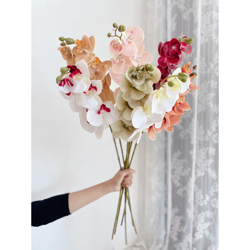 Anggrek bulan latex small | Bunga anggrek latex | Anggrek latex | Anggrek latex artificial