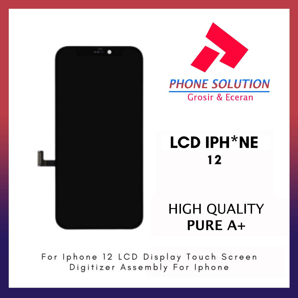 LCD Ip 12 / Ip 12 Pro Fullset Touchscreen Trutone Aktif // Supplier LCD Ip - Garansi 1 Bulan