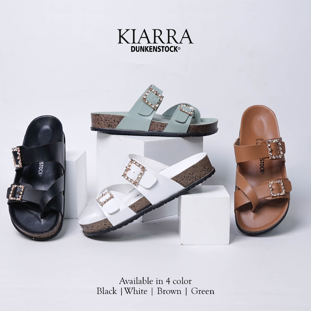 Dunkenstock KIARRA Sandal casual wanita sendal slop birken terbaru