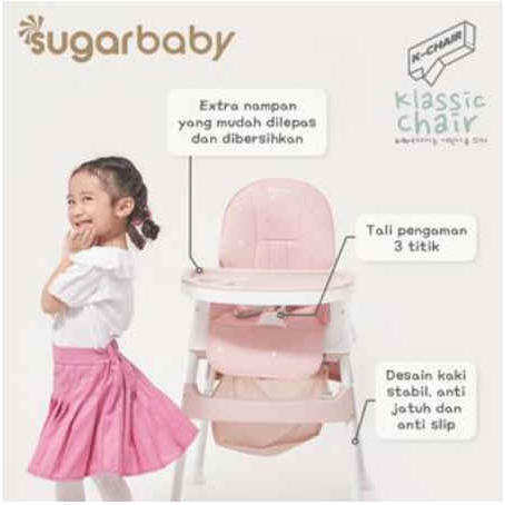 Sugar Baby Klassic Chair 6 IN 1 Multifunction High Chair / Kursi Makan Sugar Baby K Chair 1
