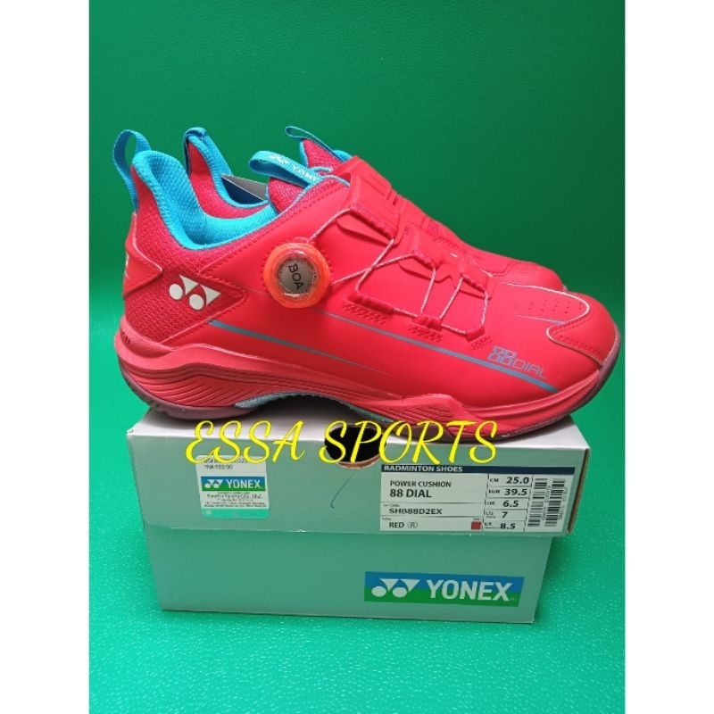 SEPATU BADMINTON YONEX 88 DIAL 2 RED ORIGINAL