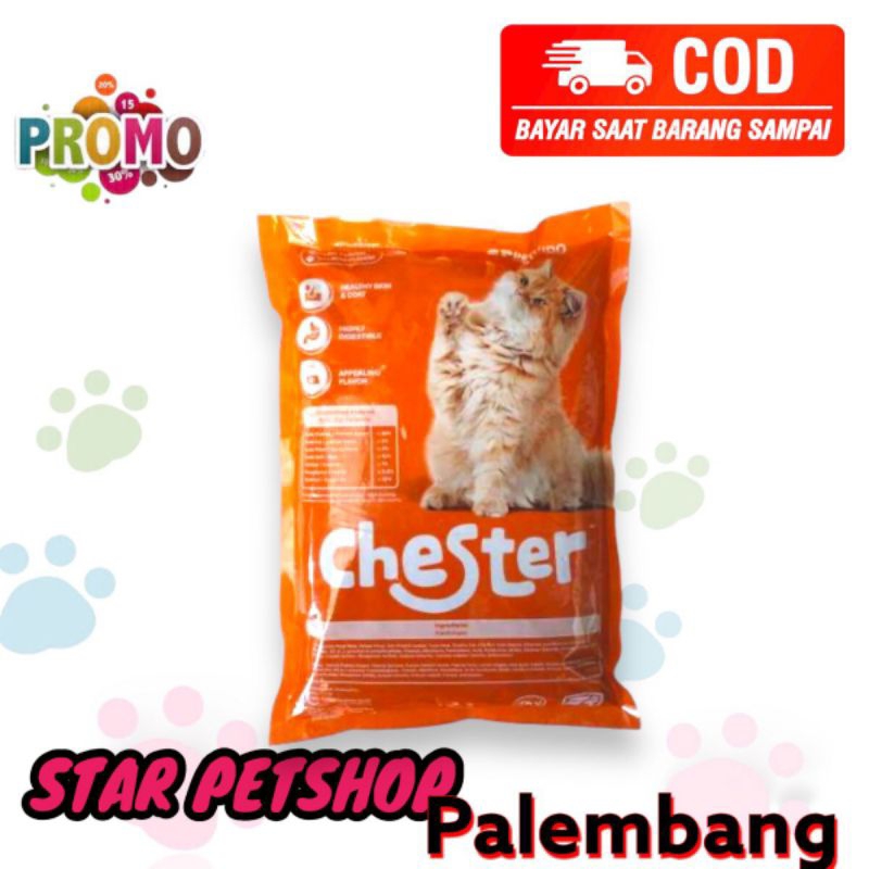 Makanan kucing CHESTER CATFOOD 1kg
