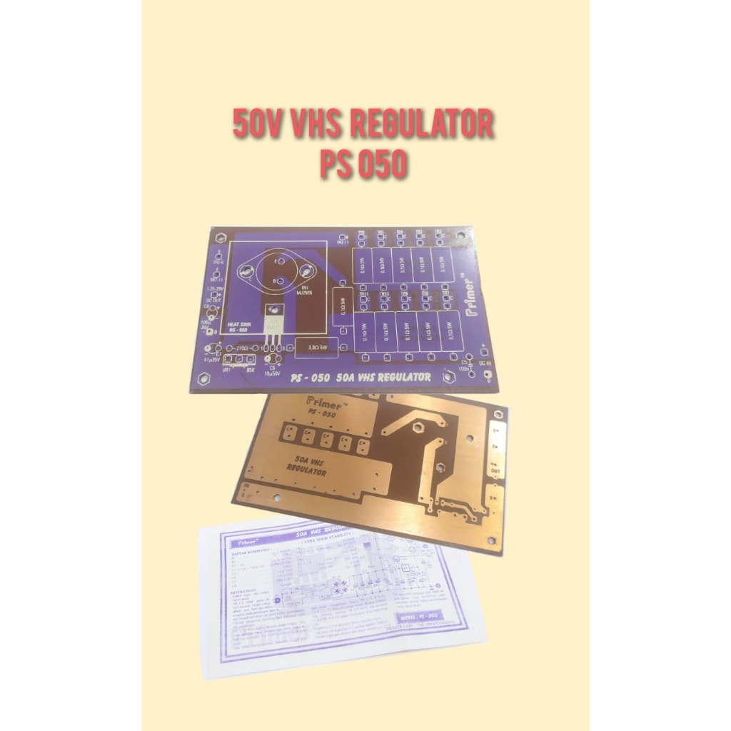 PCB 50A VHS Regulator (PS 050)