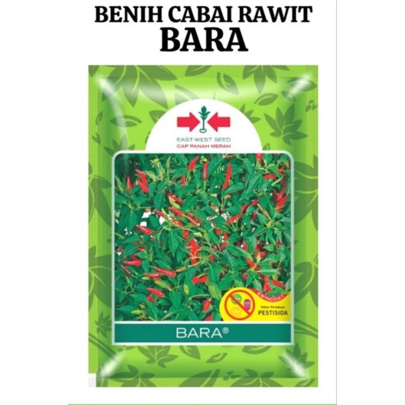 Benih/Biji cabe rawit bara sp kemasan pabrik isi 500biji