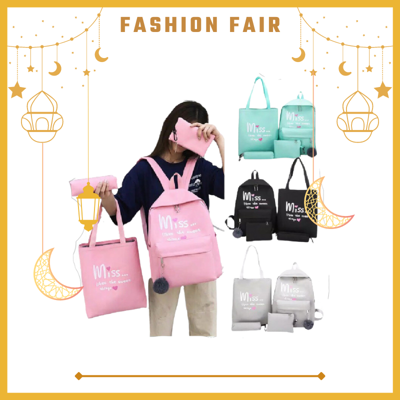 [LOKAL] Fashion Fair - MISS LOVE - Tas Ransel Backpack Fashion Morymony