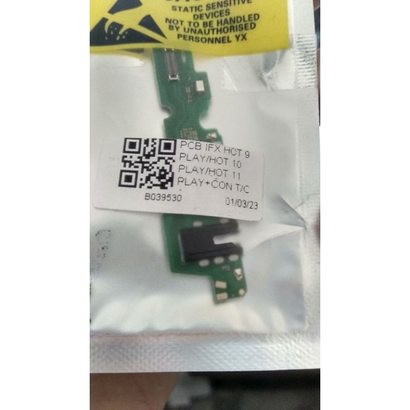 PCB + CONNECTOR CAS INFINIX HOT 9/10/11 PLAY~NADA CELL SPAREPART HP BOJONEGORO