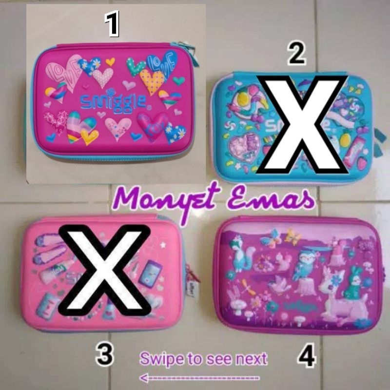 

Smiggle Hardtop Pencil Case Original Tempat Pensil Anak