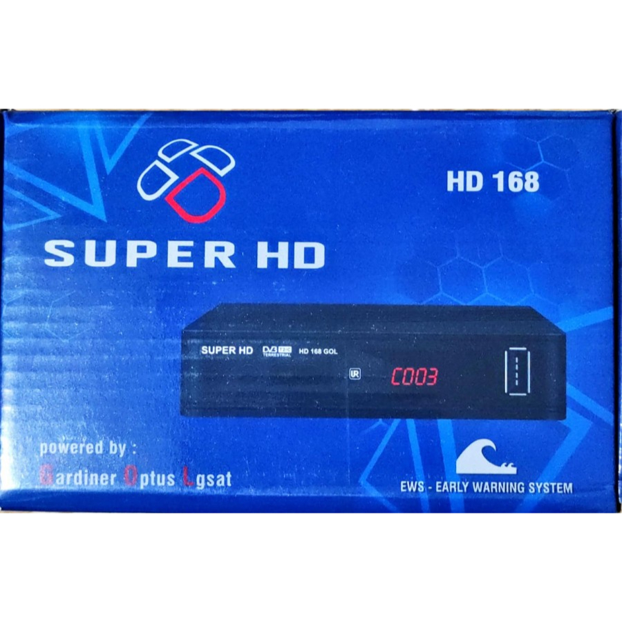 Set Top box Receiver Siaran Tv digital Super HD 168 Gol DVB