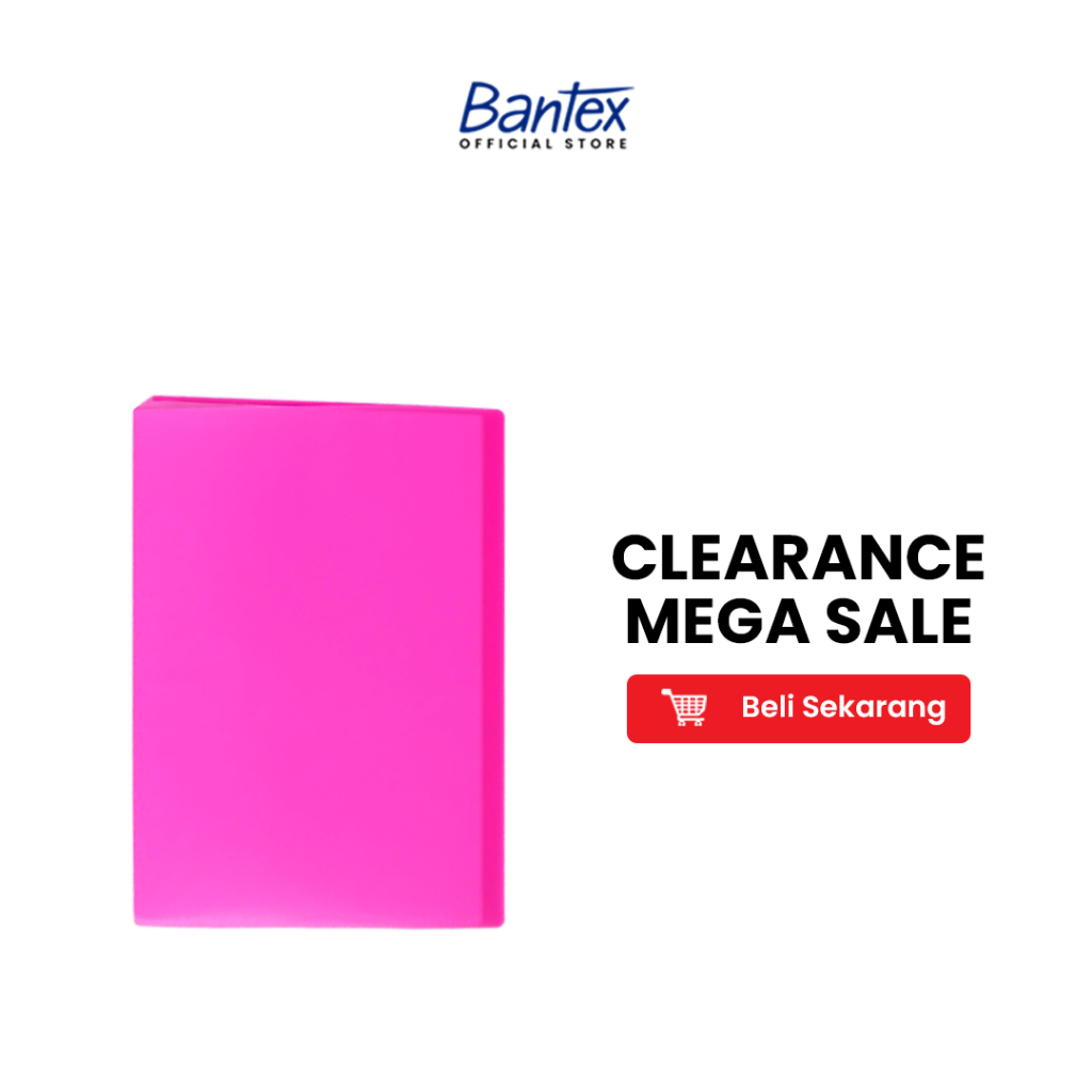 

Bantex Trendy Display Book A4 (20 pockets) Pink 3133 19