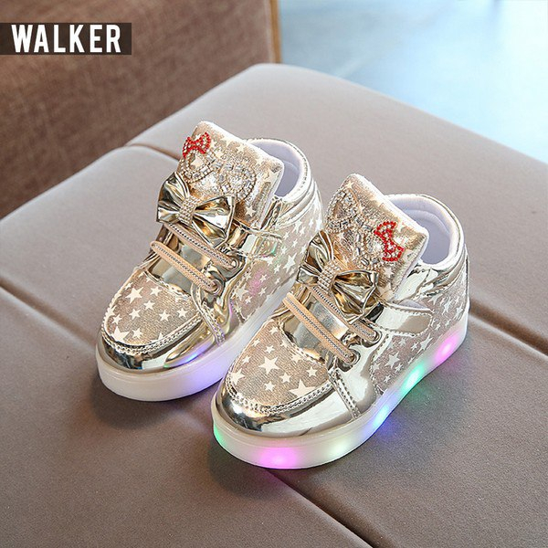 LID3025 – Sepatu Sport Anak Perempuan Casual Bayi Dengan Lampu LED Sekolah- Your Affordable Quality!